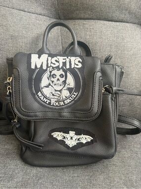 Black Misfits Custom Made Mini Backpack